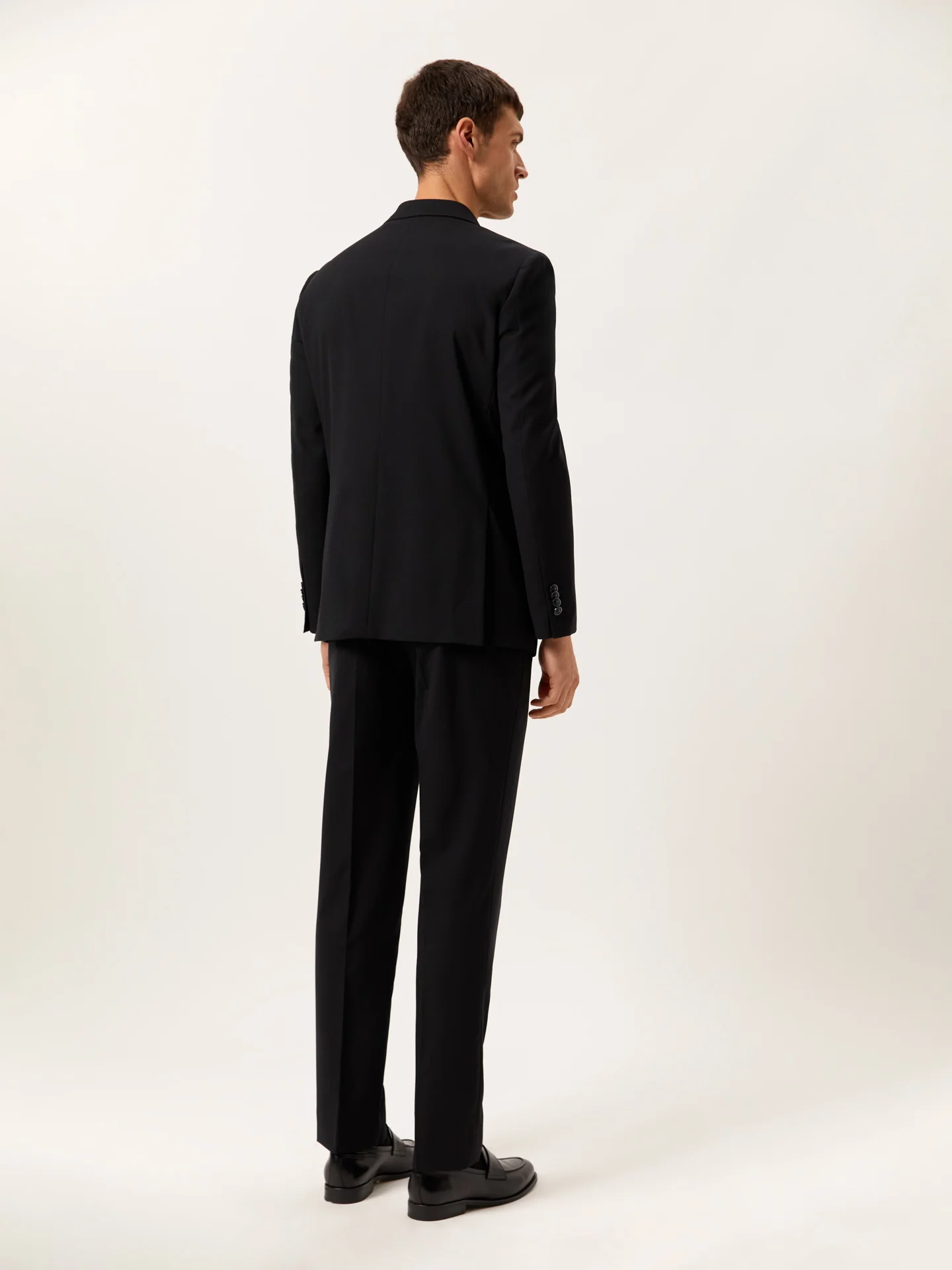 Slim Fit Fato em Lã de Alta Performance - Image 4