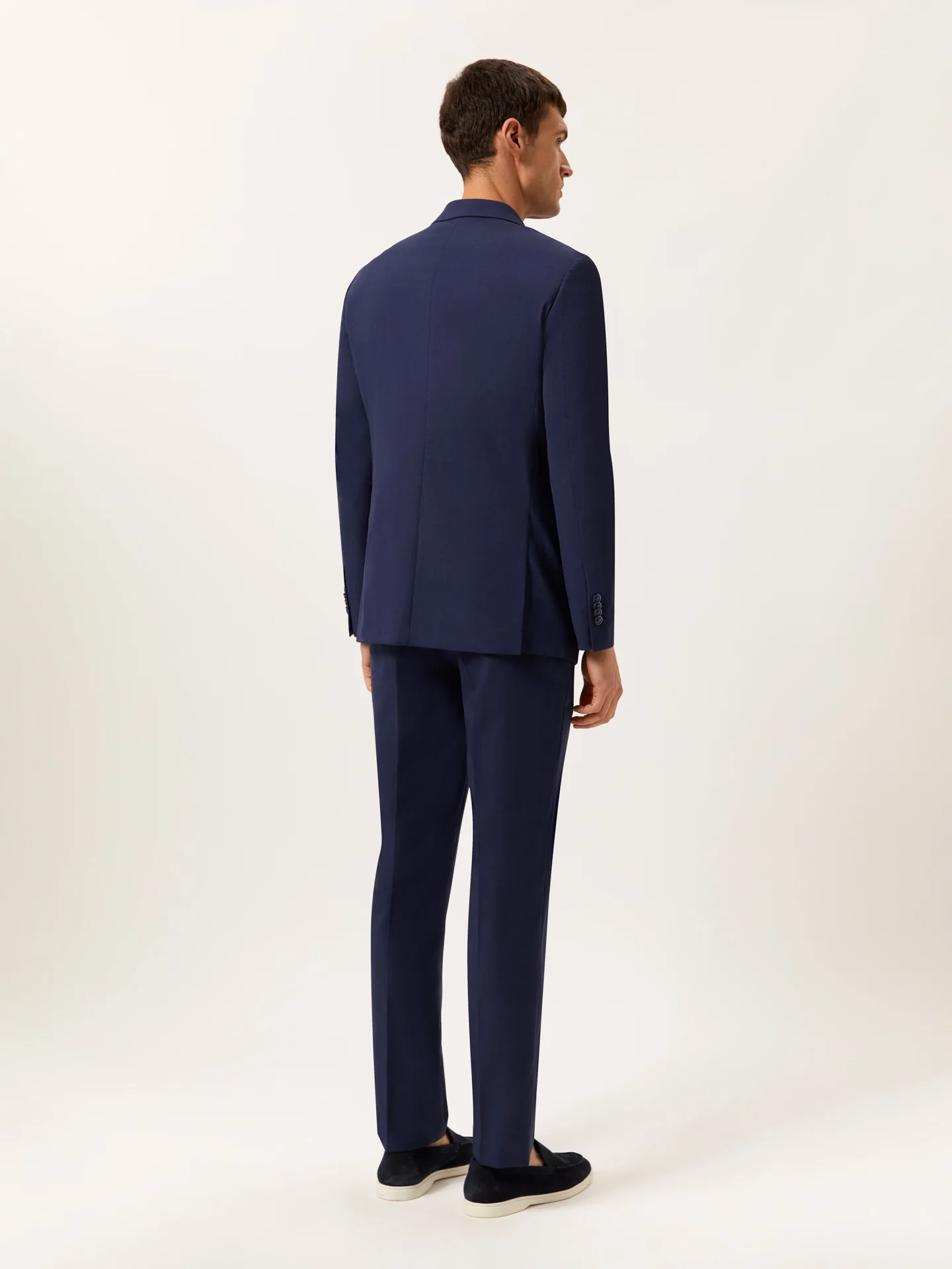 Slim Fit Fato em Lã de Alta Performance - Image 4