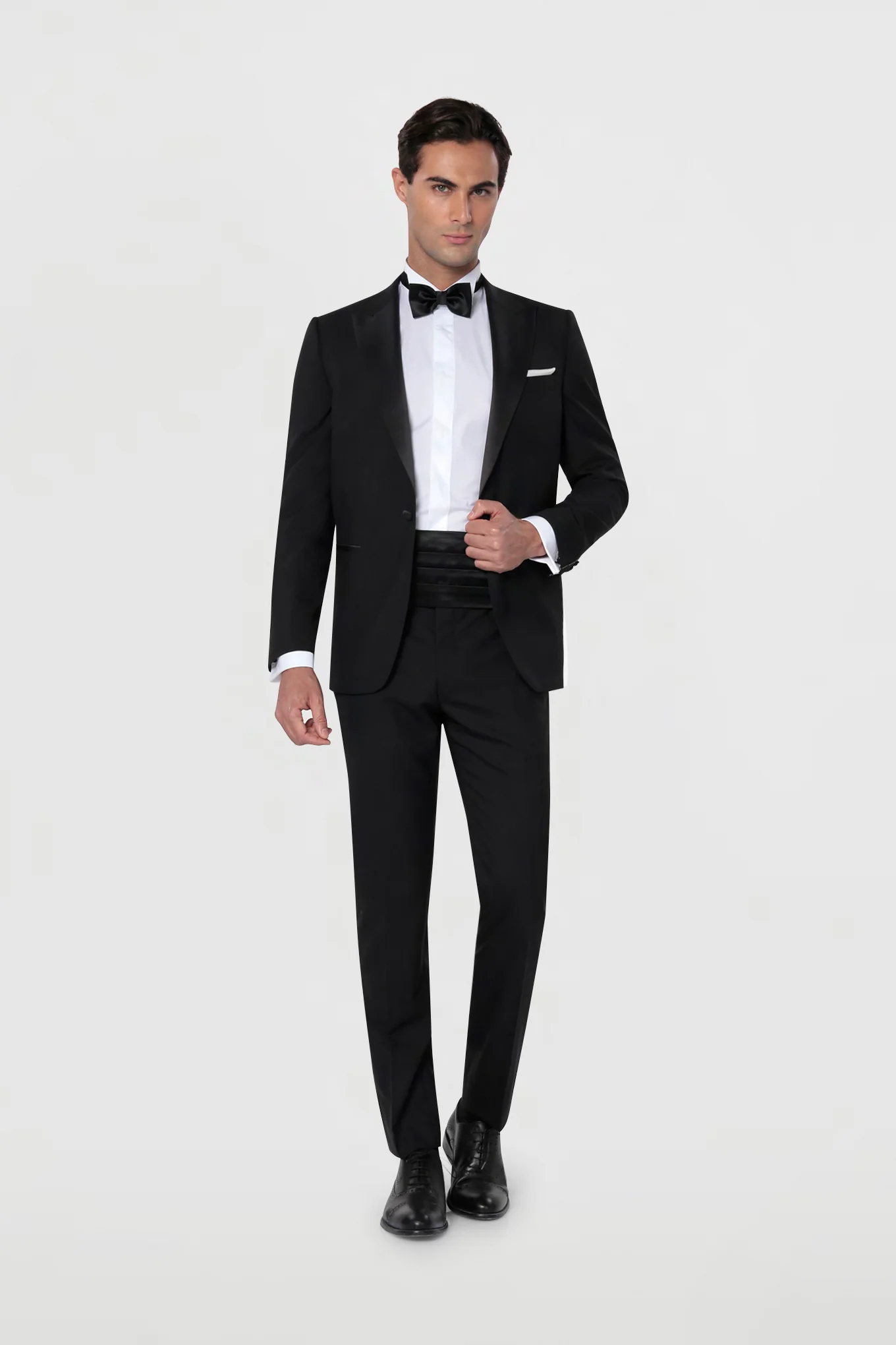 Smoking de Homem Classic Slim Fit Liso - Image 4