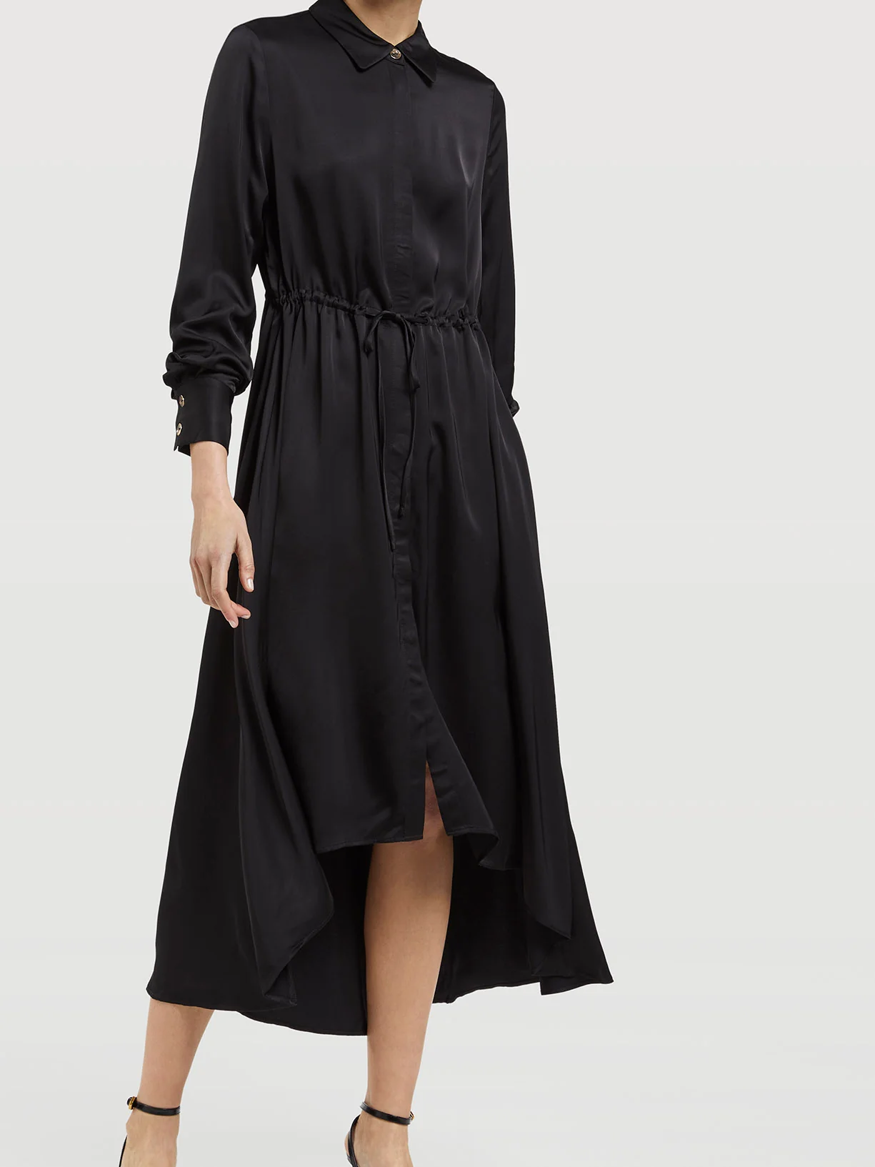 Vestido com folho